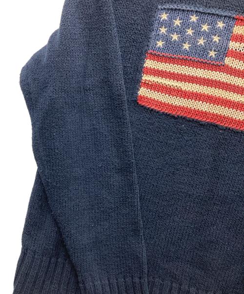 POLO RALPH LAUREN（ポロ・ラルフローレン）POLO RALPH LAUREN (ポロ・ラルフローレン) ニット ネイビー サイズ:Lの古着・服飾アイテム