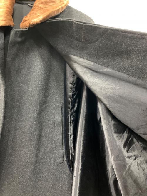 court（コート）court (コート) トンビコート ブラック サイズ:実寸サイズにてご確認ください。の古着・服飾アイテム