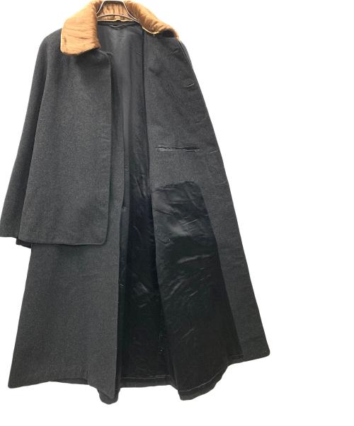 court（コート）court (コート) トンビコート ブラック サイズ:実寸サイズにてご確認ください。の古着・服飾アイテム