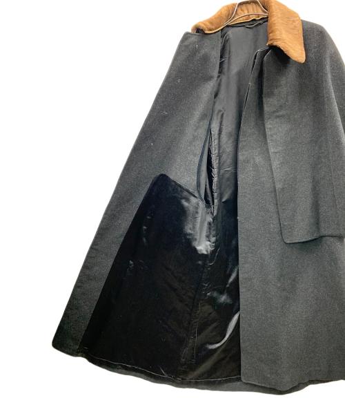 court（コート）court (コート) トンビコート ブラック サイズ:実寸サイズにてご確認ください。の古着・服飾アイテム