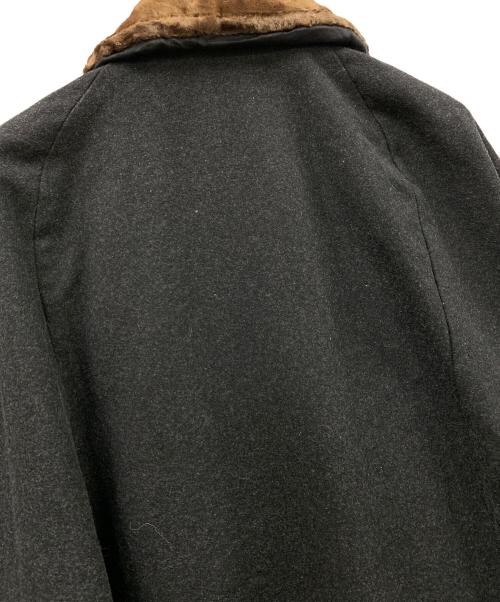 court（コート）court (コート) トンビコート ブラック サイズ:実寸サイズにてご確認ください。の古着・服飾アイテム