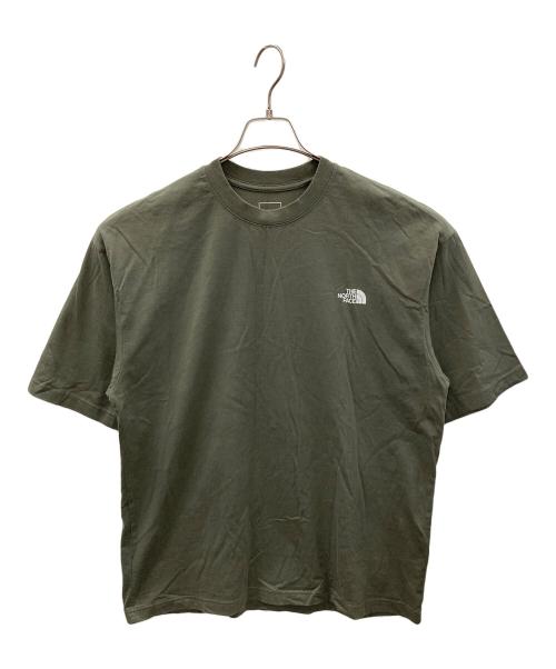 THE NORTH FACE（ザ ノース フェイス）THE NORTH FACE (ザ ノース フェイス) 半袖カットソー S/S Yosemite Scenery Tee（ショートスリーブ ヨセミテ シーナリー ティー） オリーブ サイズ:Lの古着・服飾アイテム