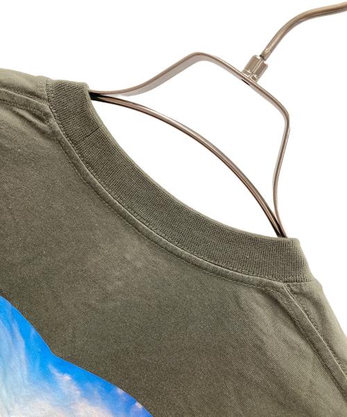 THE NORTH FACE（ザ ノース フェイス）THE NORTH FACE (ザ ノース フェイス) 半袖カットソー S/S Yosemite Scenery Tee（ショートスリーブ ヨセミテ シーナリー ティー） オリーブ サイズ:Lの古着・服飾アイテム