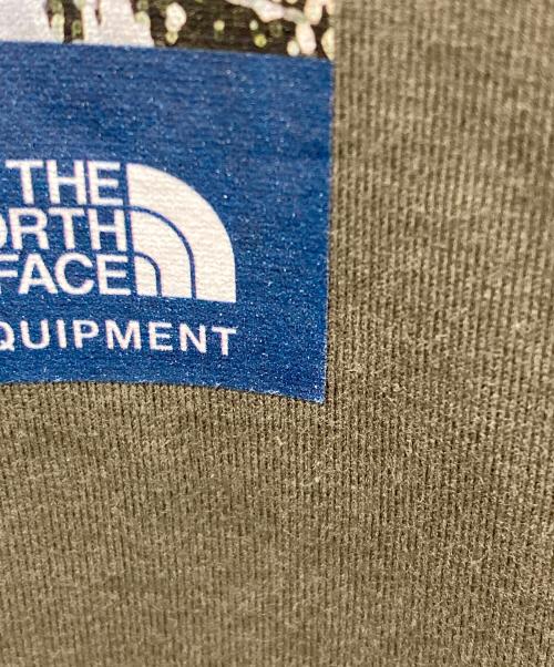 THE NORTH FACE（ザ ノース フェイス）THE NORTH FACE (ザ ノース フェイス) 半袖カットソー S/S Yosemite Scenery Tee（ショートスリーブ ヨセミテ シーナリー ティー） オリーブ サイズ:Lの古着・服飾アイテム
