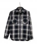 HOUSTONヒューストン）の古着「シャツ チェック柄」｜スカイブルー