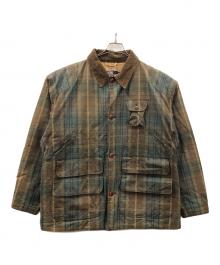 POLO RALPH LAUREN（ポロ・ラルフローレン）の古着「ハンティングジャケット」｜ブラウン×グリーン