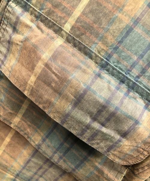 POLO RALPH LAUREN（ポロ・ラルフローレン）POLO RALPH LAUREN (ポロ・ラルフローレン) ハンティングジャケット ブラウン×グリーン サイズ:XLの古着・服飾アイテム