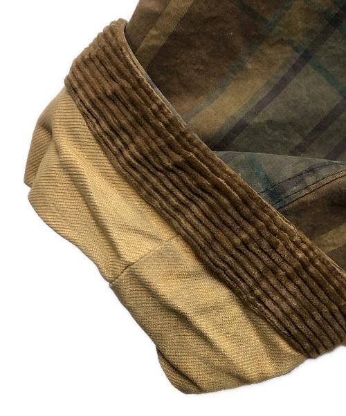 POLO RALPH LAUREN（ポロ・ラルフローレン）POLO RALPH LAUREN (ポロ・ラルフローレン) ハンティングジャケット ブラウン×グリーン サイズ:XLの古着・服飾アイテム