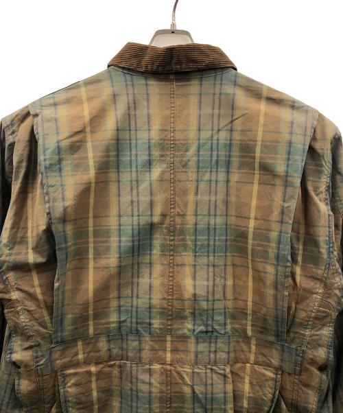 POLO RALPH LAUREN（ポロ・ラルフローレン）POLO RALPH LAUREN (ポロ・ラルフローレン) ハンティングジャケット ブラウン×グリーン サイズ:XLの古着・服飾アイテム