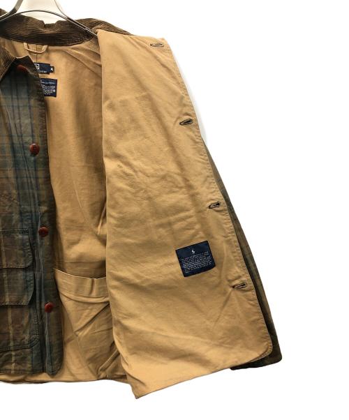 POLO RALPH LAUREN（ポロ・ラルフローレン）POLO RALPH LAUREN (ポロ・ラルフローレン) ハンティングジャケット ブラウン×グリーン サイズ:XLの古着・服飾アイテム