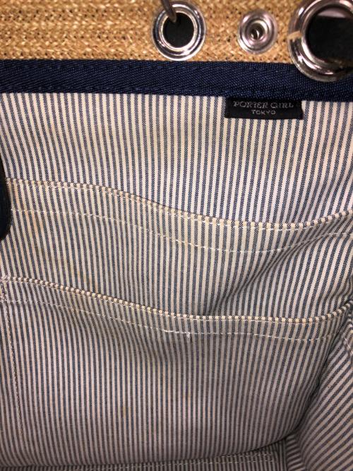 PORTER GIRL（ポーターガール）PORTER GIRL (ポーターガール) ハンドバッグ MARCHE SAC（マルシェ サック） ナチュラル サイズ:実寸サイズにてご確認下さい。の古着・服飾アイテム