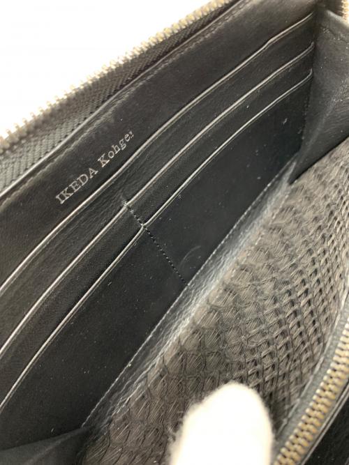 ikeda kohgei（イケダコウゲイ）ikeda kohgei (イケダコウゲイ) 長財布 ブラック サイズ:実寸サイズにてご確認ください。の古着・服飾アイテム