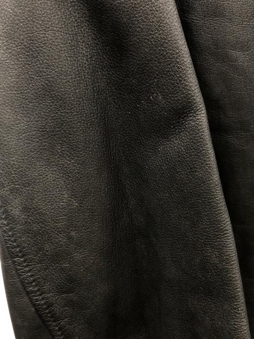 ISSEY MIYAKE MEN（イッセイミヤケメン）ISSEY MIYAKE MEN (イッセイミヤケメン) 80s レザーコート ブラック サイズ:Mの古着・服飾アイテム