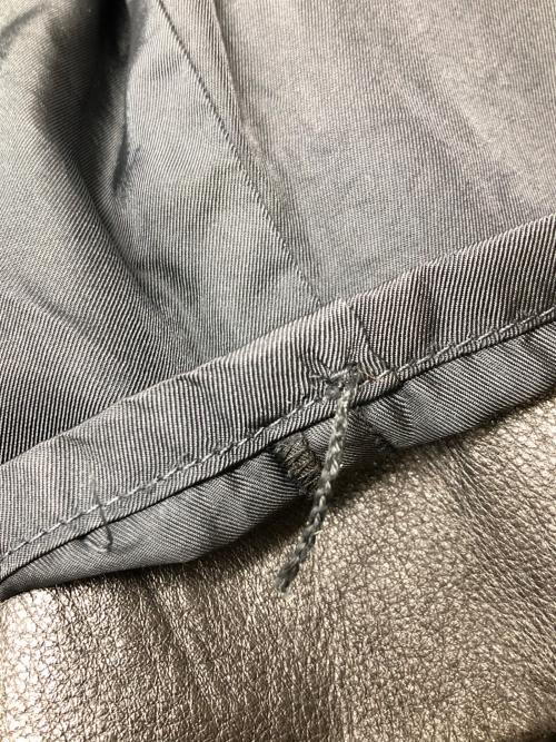 ISSEY MIYAKE MEN（イッセイミヤケメン）ISSEY MIYAKE MEN (イッセイミヤケメン) 80s レザーコート ブラック サイズ:Mの古着・服飾アイテム