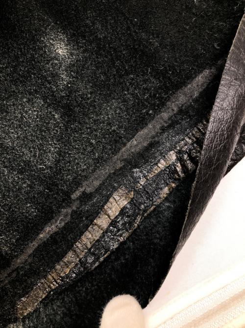 ISSEY MIYAKE MEN（イッセイミヤケメン）ISSEY MIYAKE MEN (イッセイミヤケメン) 80s レザーコート ブラック サイズ:Mの古着・服飾アイテム