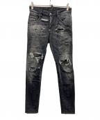 DSQUARED2ディースクエアード）の古着「スキニーパンツ Super Twinky Jean（スーパー トゥインキー ジーンズ ）」｜グレー