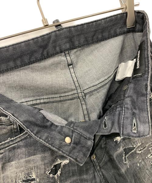 DSQUARED2（ディースクエアード）DSQUARED2 (ディースクエアード) スキニーパンツ Super Twinky Jean（スーパー トゥインキー ジーンズ ） グレー サイズ:42の古着・服飾アイテム