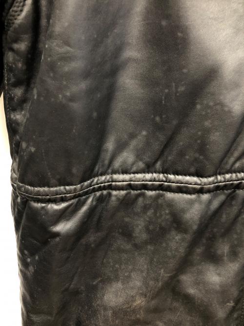 VECCHIO PONTE（ヴェキオポンテ）VECCHIO PONTE (ヴェキオポンテ) レザーコート ブラック サイズ:46の古着・服飾アイテム