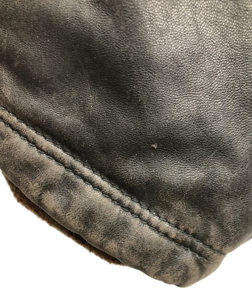 VECCHIO PONTE（ヴェキオポンテ）VECCHIO PONTE (ヴェキオポンテ) レザーコート ブラック サイズ:46の古着・服飾アイテム