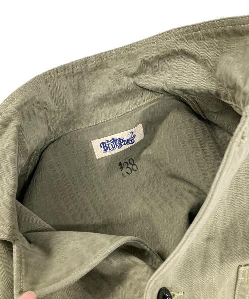 BUZZ RICKSON'S（バズリクソンズ）BUZZ RICKSON'S (バズリクソンズ) ヘリンボーンジャケット ミリタリージャケット オリーブ サイズ:38の古着・服飾アイテム