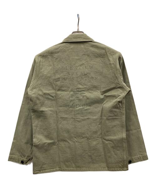BUZZ RICKSON'S（バズリクソンズ）BUZZ RICKSON'S (バズリクソンズ) ヘリンボーンジャケット ミリタリージャケット オリーブ サイズ:38の古着・服飾アイテム