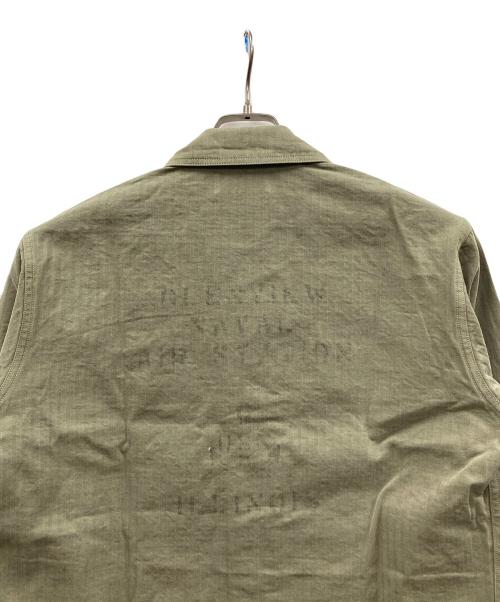 BUZZ RICKSON'S（バズリクソンズ）BUZZ RICKSON'S (バズリクソンズ) ヘリンボーンジャケット ミリタリージャケット オリーブ サイズ:38の古着・服飾アイテム