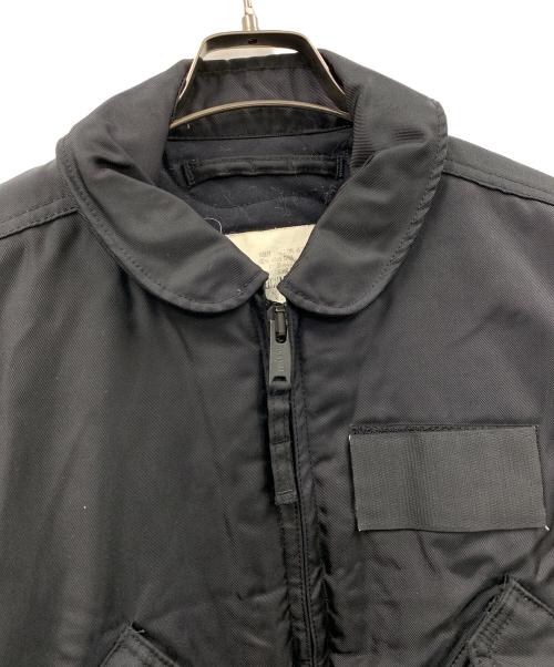 HOUSTON（ヒューストン）HOUSTON (ヒューストン) フライトジャケット ブラック サイズ:Mの古着・服飾アイテム