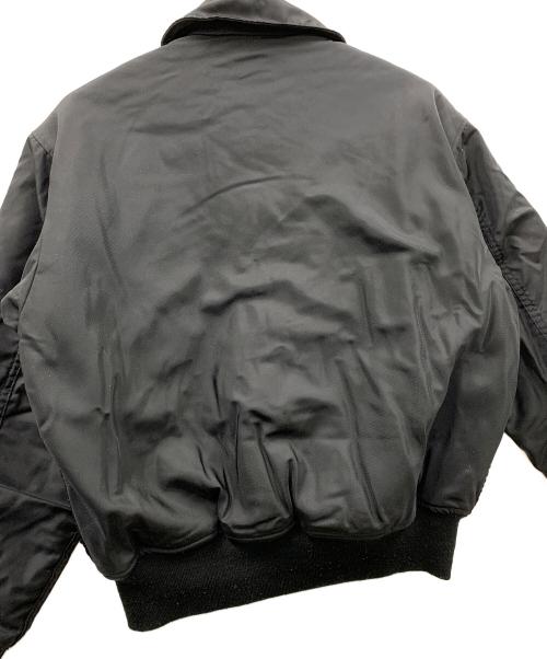 HOUSTON（ヒューストン）HOUSTON (ヒューストン) フライトジャケット ブラック サイズ:Mの古着・服飾アイテム