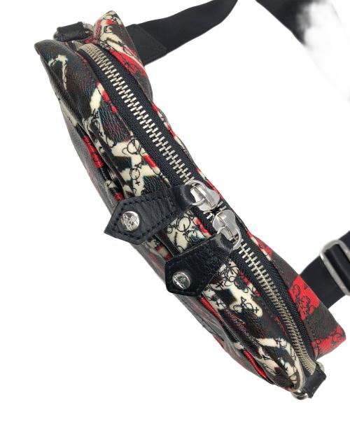 Vivienne Westwood（ヴィヴィアンウエストウッド）Vivienne Westwood (ヴィヴィアンウエストウッド) ショルダーバッグ ブラウン×レッド サイズ:実寸サイズにてご確認下さい。の古着・服飾アイテム