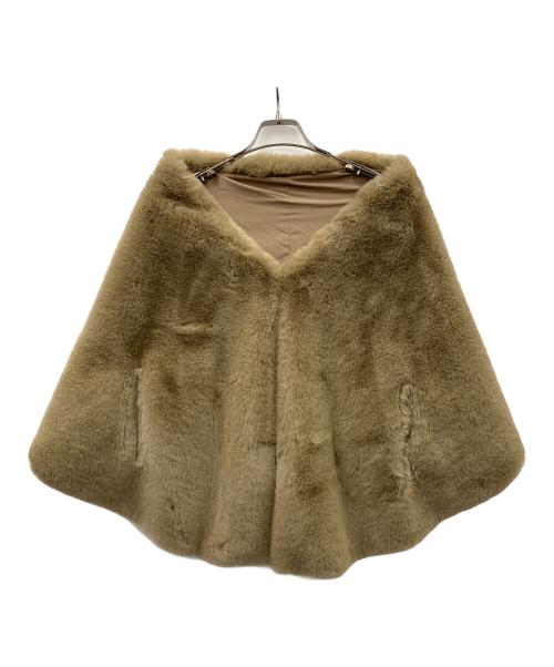 JENNE（ジェンヌ）JENNE (ジェンヌ) リッチボリュームファーケープ ブラウン サイズ: Freeの古着・服飾アイテム