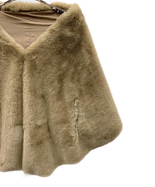 JENNE（ジェンヌ）JENNE (ジェンヌ) リッチボリュームファーケープ ブラウン サイズ: Freeの古着・服飾アイテム