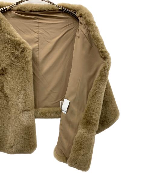 JENNE（ジェンヌ）JENNE (ジェンヌ) リッチボリュームファーケープ ブラウン サイズ: Freeの古着・服飾アイテム