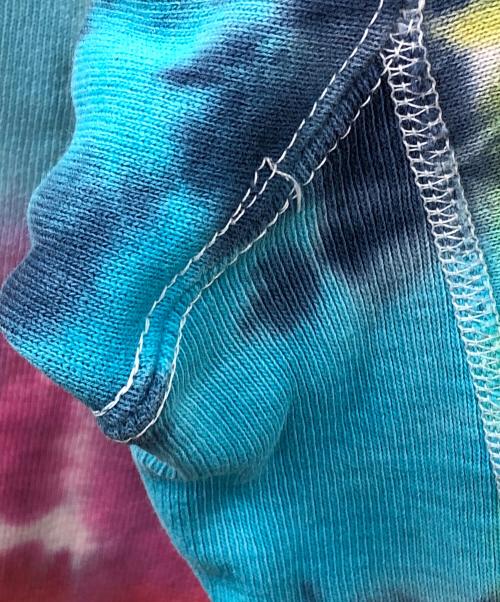 Champion（チャンピオン）Champion (チャンピオン) 90s リバースウィーブスウェット ピンク×マルチカラー サイズ:LARGEの古着・服飾アイテム