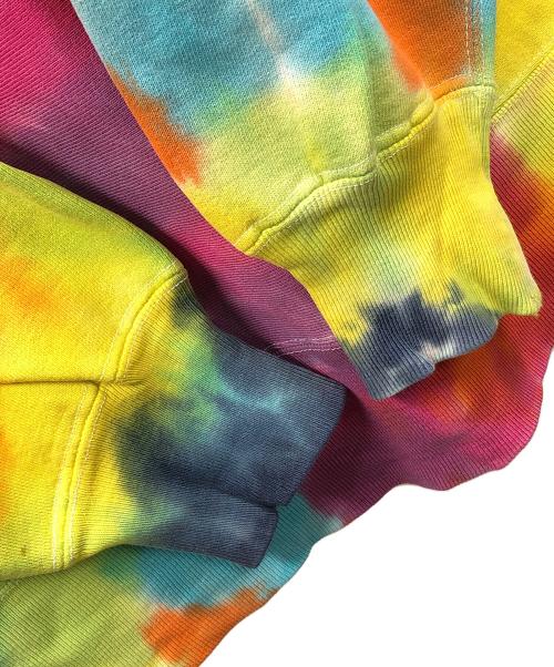 Champion（チャンピオン）Champion (チャンピオン) 90s リバースウィーブスウェット ピンク×マルチカラー サイズ:LARGEの古着・服飾アイテム