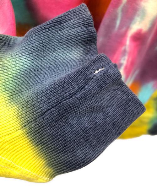 Champion（チャンピオン）Champion (チャンピオン) 90s リバースウィーブスウェット ピンク×マルチカラー サイズ:LARGEの古着・服飾アイテム