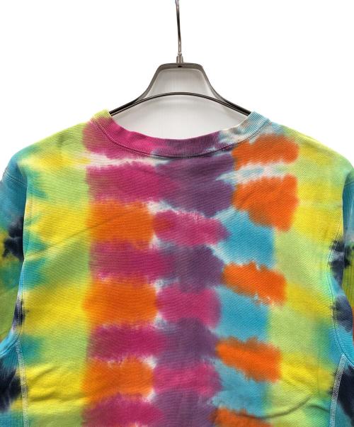 Champion（チャンピオン）Champion (チャンピオン) 90s リバースウィーブスウェット ピンク×マルチカラー サイズ:LARGEの古着・服飾アイテム