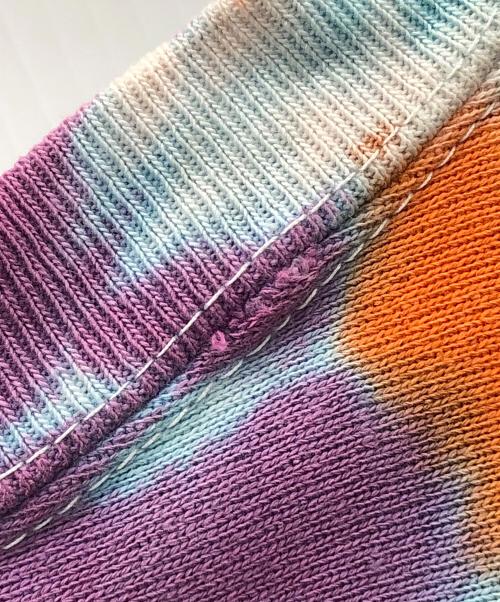 Champion（チャンピオン）Champion (チャンピオン) 90s リバースウィーブスウェット ピンク×マルチカラー サイズ:LARGEの古着・服飾アイテム