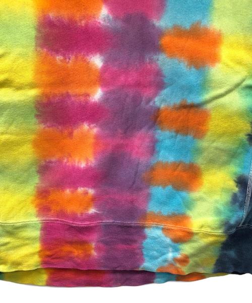 Champion（チャンピオン）Champion (チャンピオン) 90s リバースウィーブスウェット ピンク×マルチカラー サイズ:LARGEの古着・服飾アイテム