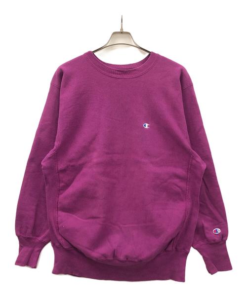 Champion（チャンピオン）Champion (チャンピオン) 90s リバースウィーブスウェット パープル サイズ:X-LARGEの古着・服飾アイテム