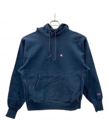 Champion（チャンピオン）の古着「90s リバースウィーブパーカー」｜ネイビー