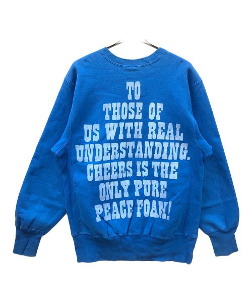 Champion（チャンピオン）Champion (チャンピオン) 90s リバースウィーブスウェット ブルー サイズ:X-LARGEの古着・服飾アイテム
