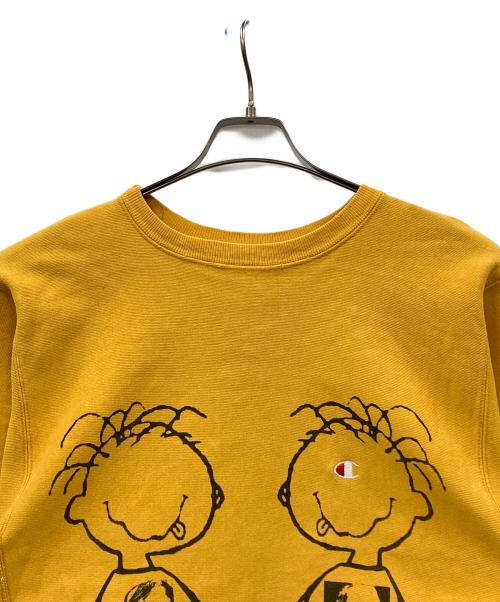 Champion（チャンピオン）Champion (チャンピオン) リバースウィーブスウェット イエロー サイズ:実寸サイズにご確認ください。の古着・服飾アイテム