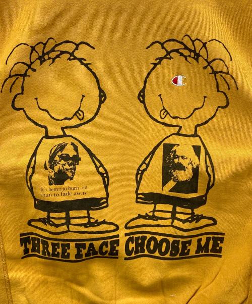 Champion（チャンピオン）Champion (チャンピオン) リバースウィーブスウェット イエロー サイズ:実寸サイズにご確認ください。の古着・服飾アイテム