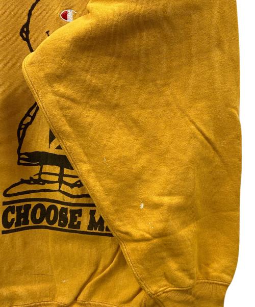 Champion（チャンピオン）Champion (チャンピオン) リバースウィーブスウェット イエロー サイズ:実寸サイズにご確認ください。の古着・服飾アイテム