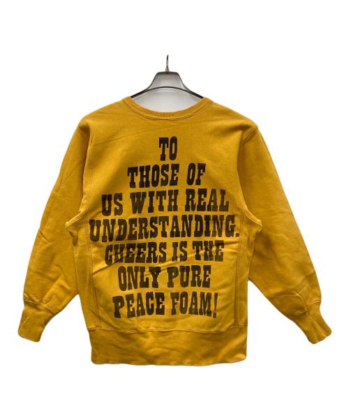 Champion（チャンピオン）Champion (チャンピオン) リバースウィーブスウェット イエロー サイズ:実寸サイズにご確認ください。の古着・服飾アイテム