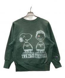 Champion（チャンピオン）の古着「90s リバースウィーブスウェット」｜グリーン
