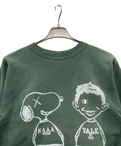 Champion（チャンピオン）Champion (チャンピオン) 90s リバースウィーブスウェット グリーン サイズ:Mの古着・服飾アイテム