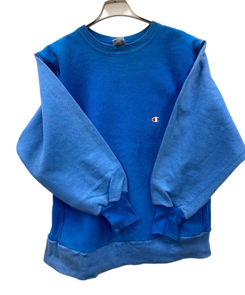 Champion（チャンピオン）Champion (チャンピオン) 90s リバースウィーブスウェット ブルー サイズ:Lの古着・服飾アイテム