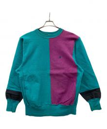 Champion（チャンピオン）の古着「90s リバースウィーブスウェット」｜グリーン×パープル