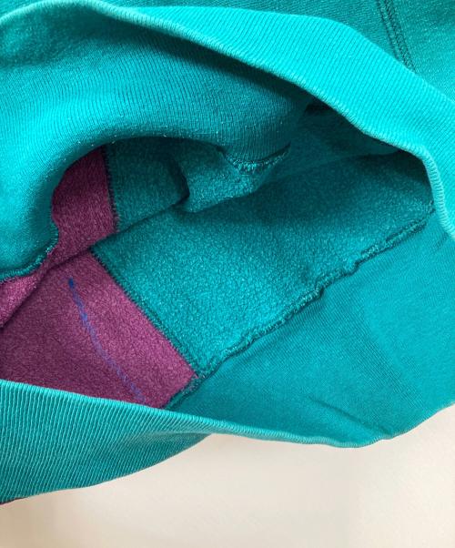 Champion（チャンピオン）Champion (チャンピオン) 90s リバースウィーブスウェット グリーン×パープル サイズ:Lの古着・服飾アイテム